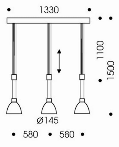 stregtegning af Pull-it lll pendel fra oligo