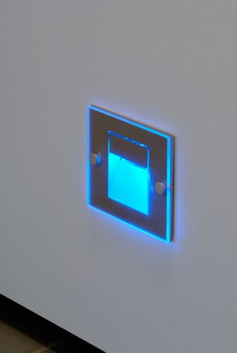 Single moon glas LED væglampe psm lighting