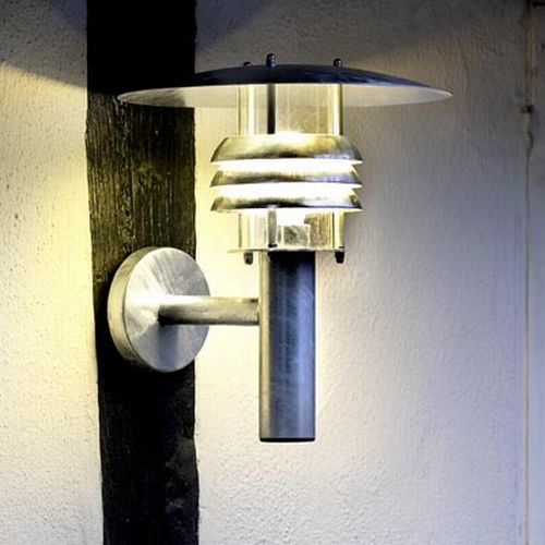 Mike væglampe i galvaniseret fra david superlight