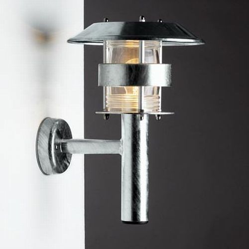 Thomas væglampe i galvaniseret fra david superlight