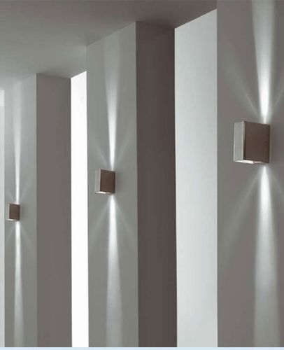 Sunrise PA 50 rutfrit stål væglampe fra morosini