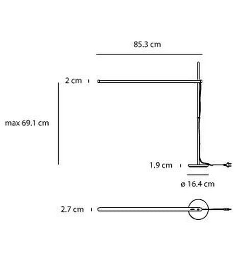 Talak bordlampe Artemide