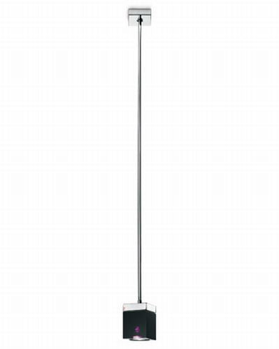 Ice cube pendel sort Cubetto D28 Fabbian