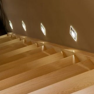 Single moon glas LED væglampe psm lighting