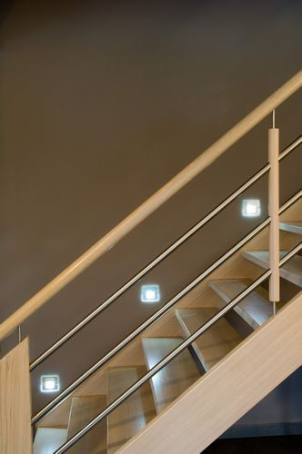 Single moon glas LED væglampe psm lighting
