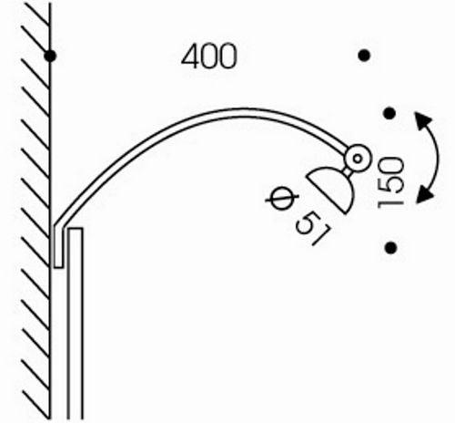 Torino malerilampe oligo