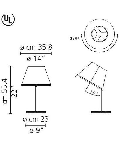 Choose bordlampe Artemide