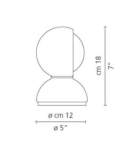 Eclisse bordlampe artemide