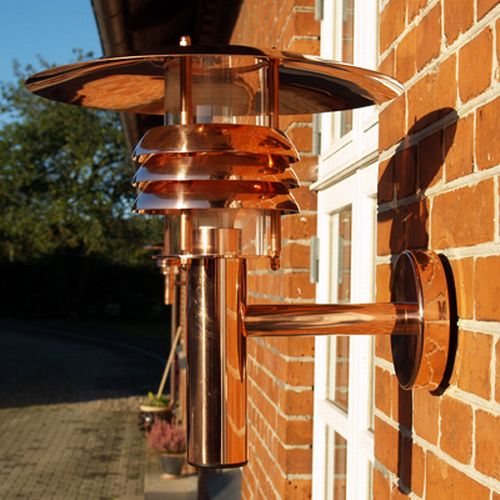 Miljøbillede af Mike væglampe i kobber fra david superlight 5