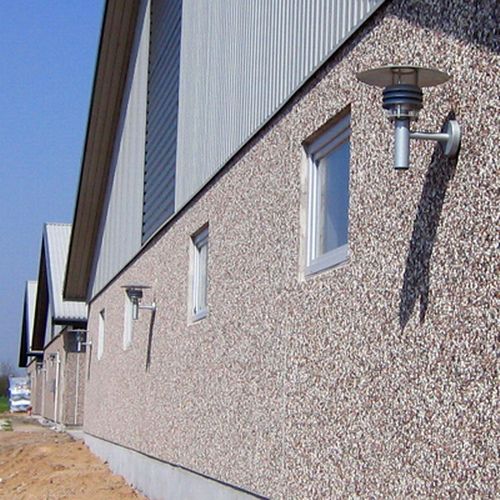 Miljøbillede af Mike væglampe i galvaniseret fra david superlight