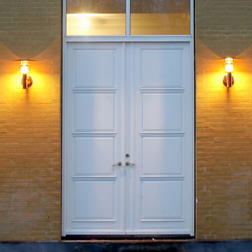 Miljøbillede af Mike væglampe i kobber fra david superlight