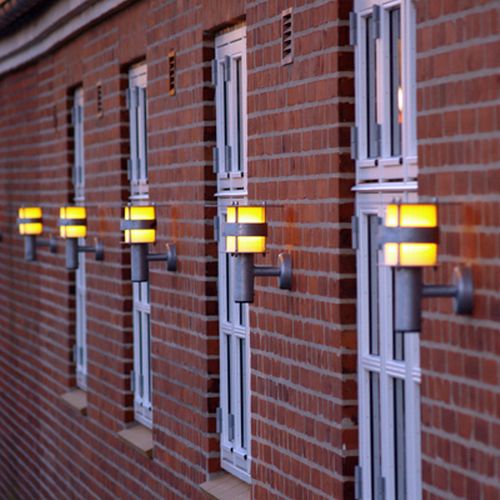 Miljøbillede af  Morten væglampe galvaniseret fra davidsuperlight 5