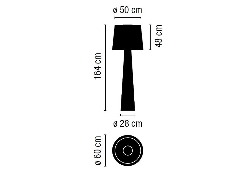 wind 4065 gulvlampe vibia