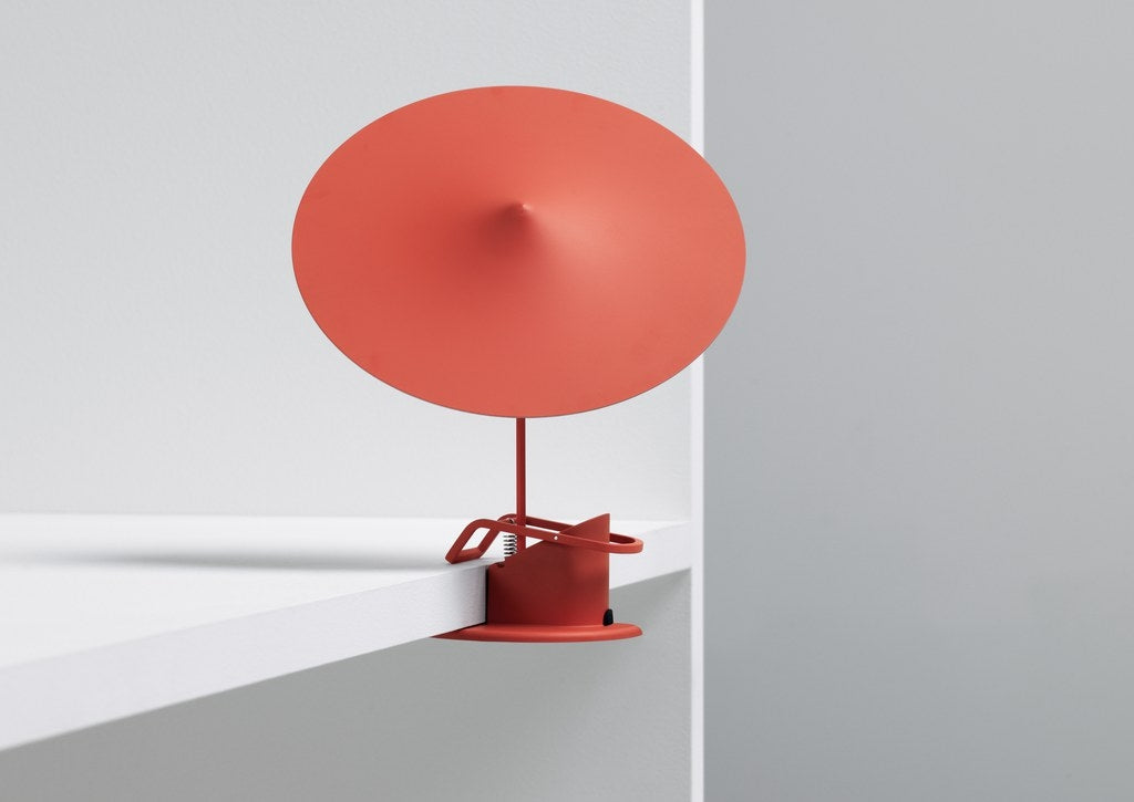 w153 ïle klemmelampe poppy rød, Wâstberg