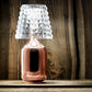 Miljøbillede af Valentina LED bordlampe i rosa guld fra Studio Italia Design