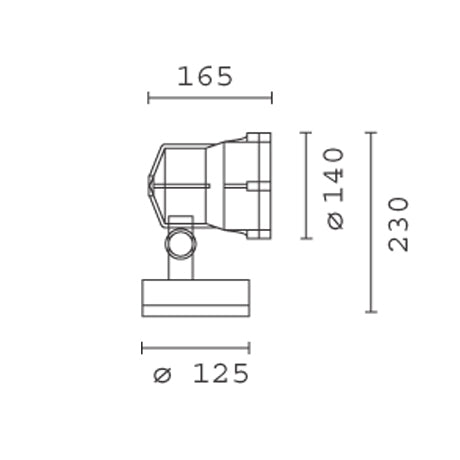 Woody Ø140 spot Iguzzini