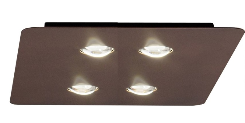 Frozen large loftlampe i mat kobber bronze fra studio italia design