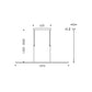 Lisgo sky straight Max LED pendel Oligo