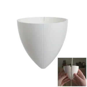Pendelroset 2 delt med centerhul og mulighed for side hul