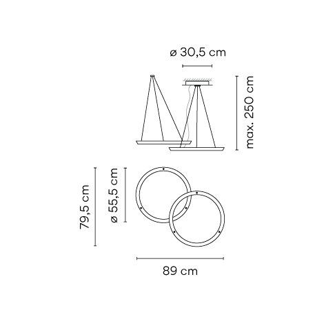 Halo 2331 / 2 pendel vibia