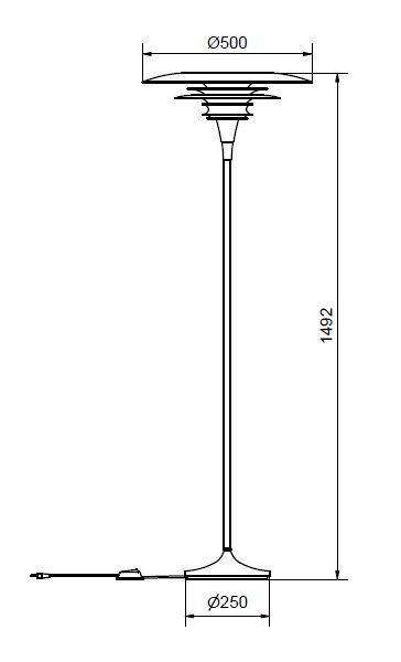 Diablo gulvlampe Belid lighting