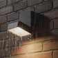 FLAVIO SQ LED påbygningsspot i lysegrå, 6 W, 3000 K, IP54
