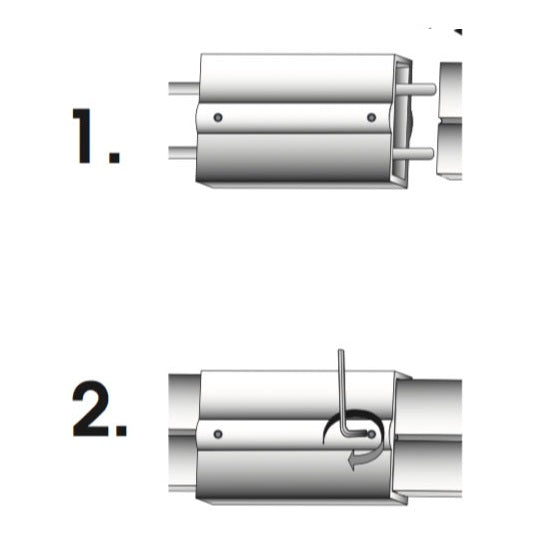 Samlestykke Isoleret til check-in skinne fra Oligo