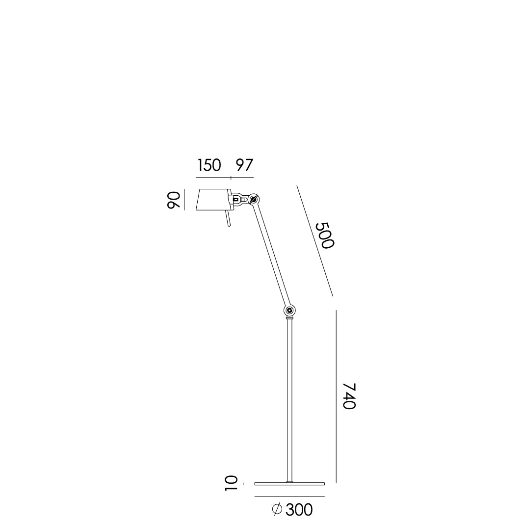 Tonone Bolt 1 Arm Floor