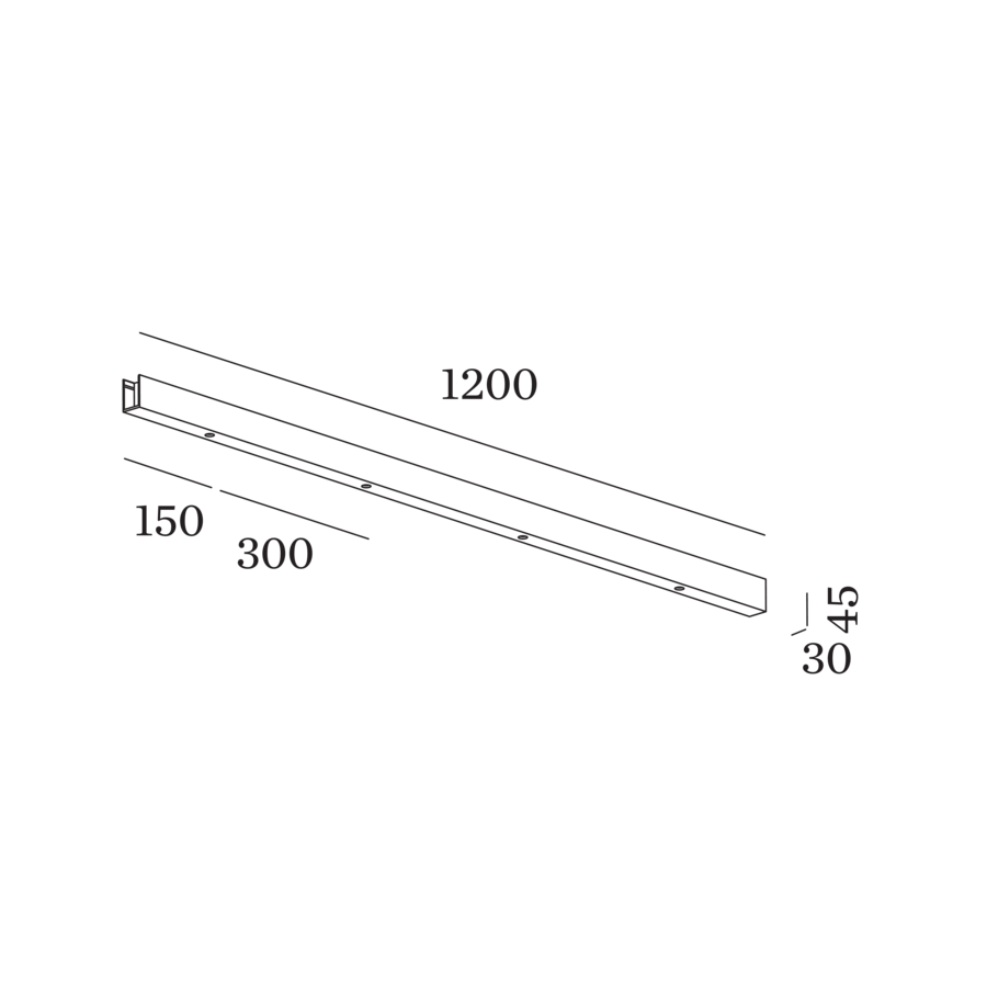 120 cm skinne base 4 pendler