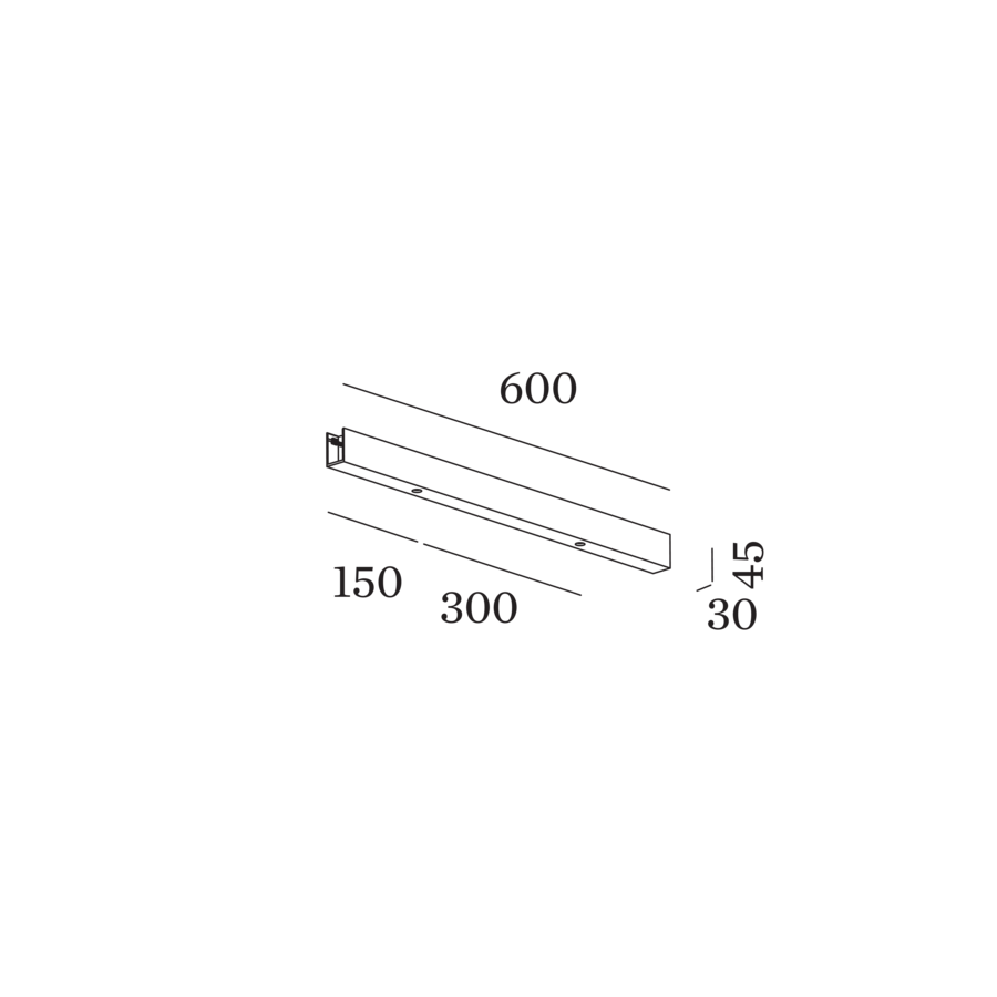 60 cm skinne base 2 pendler