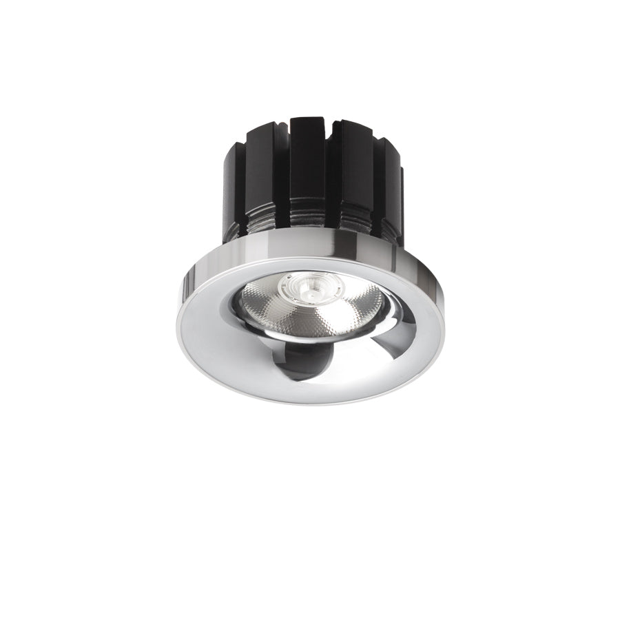 SHARM PLUS LED indbygningsspot i krom, 10 W, 3000 K
