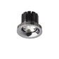 SHARM PLUS LED indbygningsspot i sort krom, 10 W, 3000 K