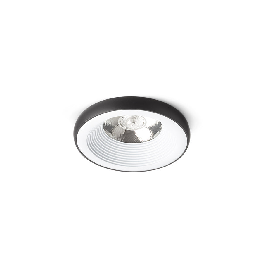 SHARM PLUS LED indbygningsspot i hvid/sort, 10 W, 3000 K