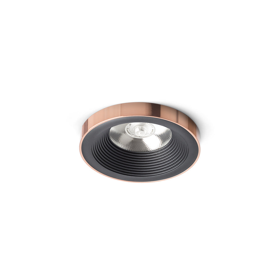 SHARM PLUS LED indbygningsspot i sort/kobber, 10 W, 3000 K