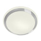 AREA LED loftlampe i opalglas og krom, Ø35 cm, IP44