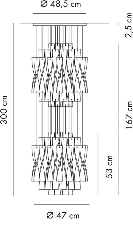 Aura SP 45/2 pendel Axo lighting