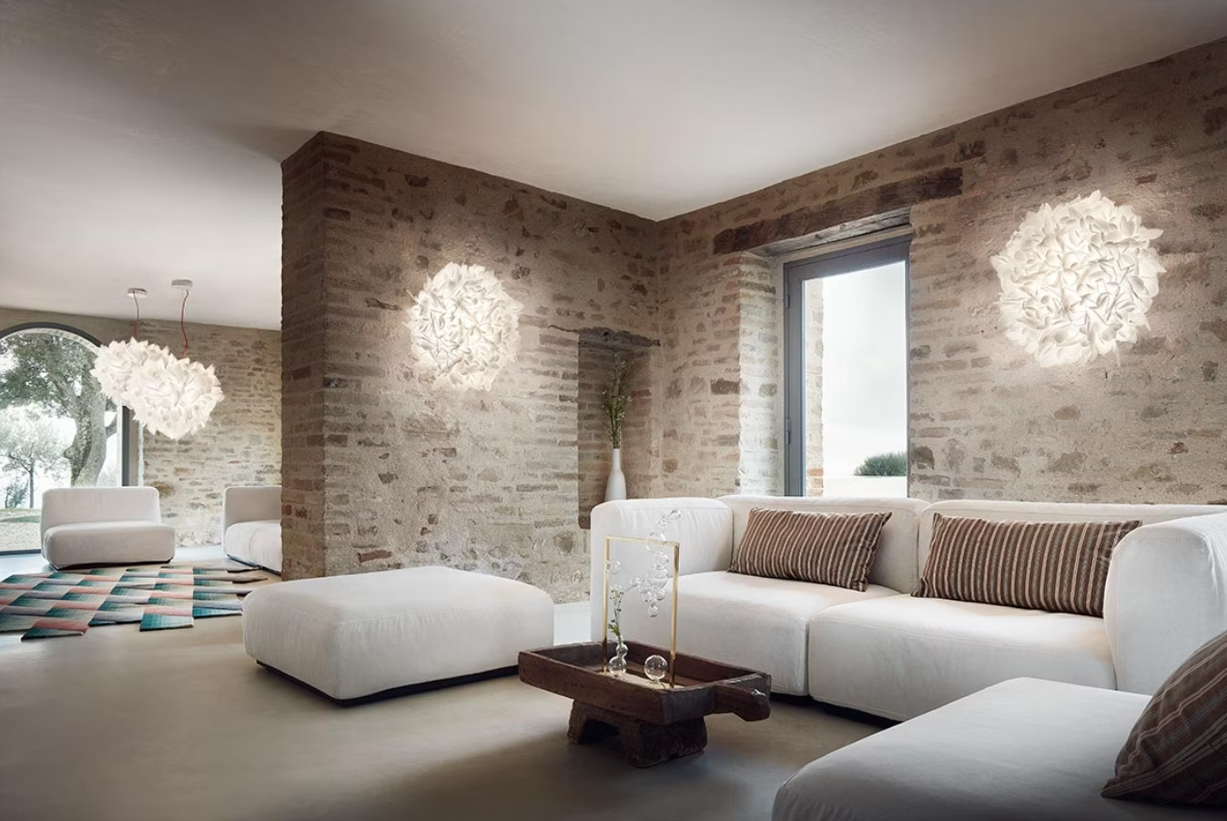 Veli Foliage væg/-loftlampe fra Slamp