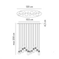 Spillray 12 oval pendel Axo Lighting