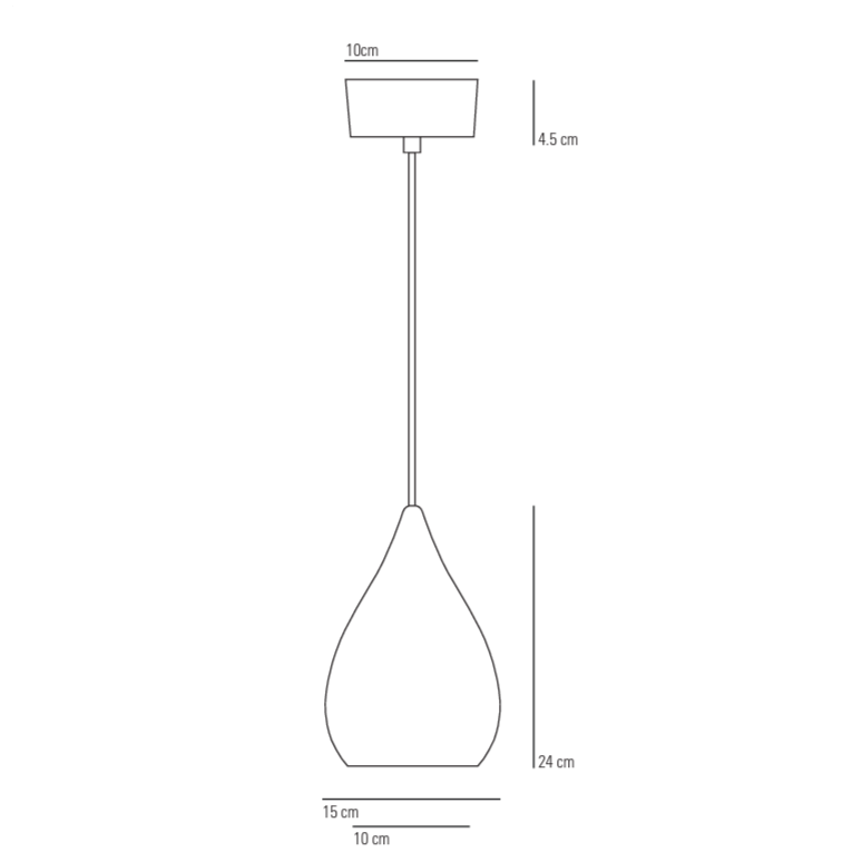 Circle Line Drop FP345CL pendel Original BTC