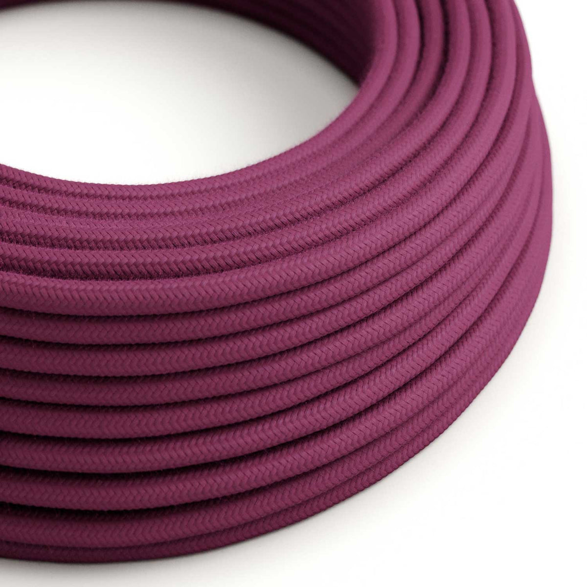 Bordeaux ægte bomuld dekorativ stofledning