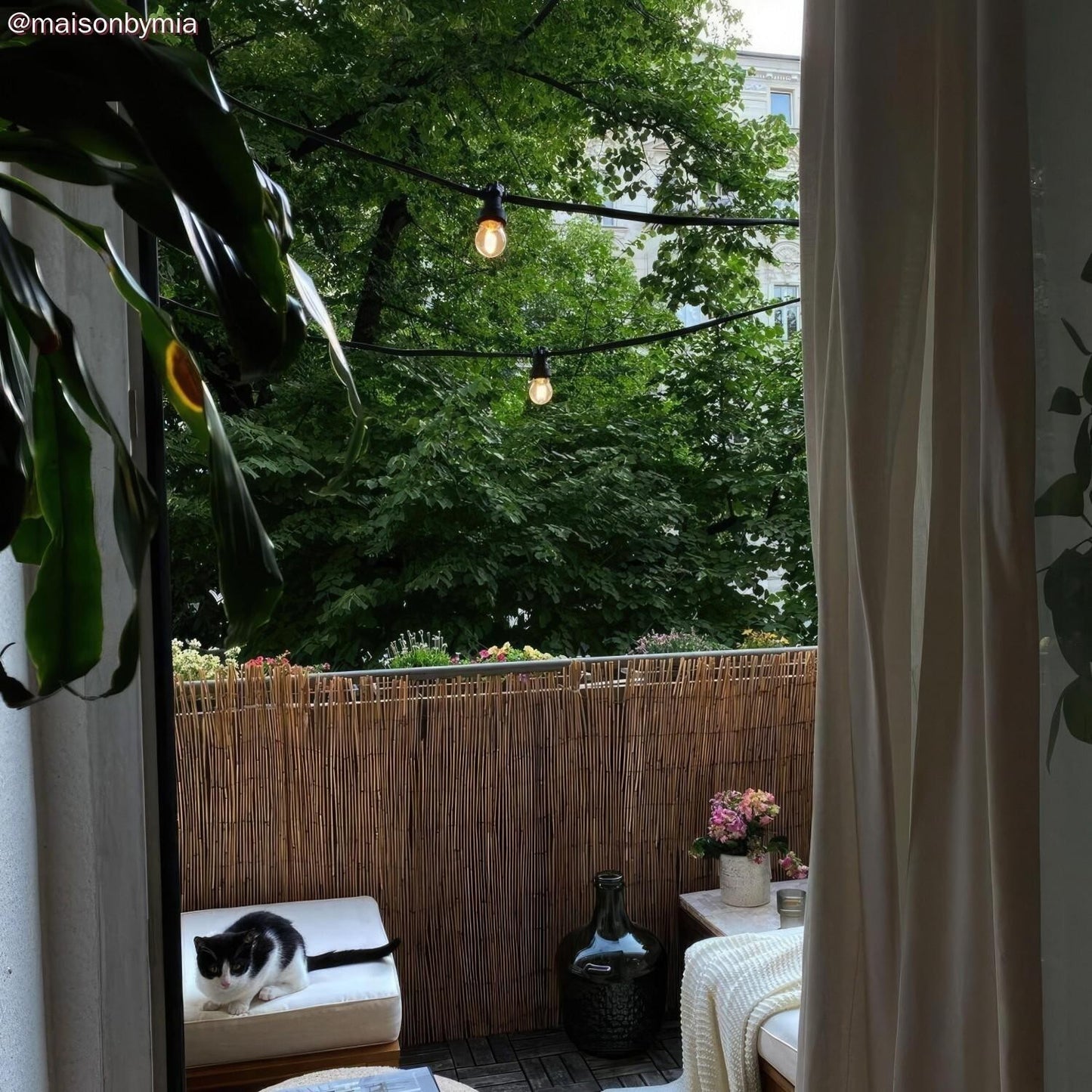Lyskæde kabel sort 2x1,5mm2 Lamper 4U