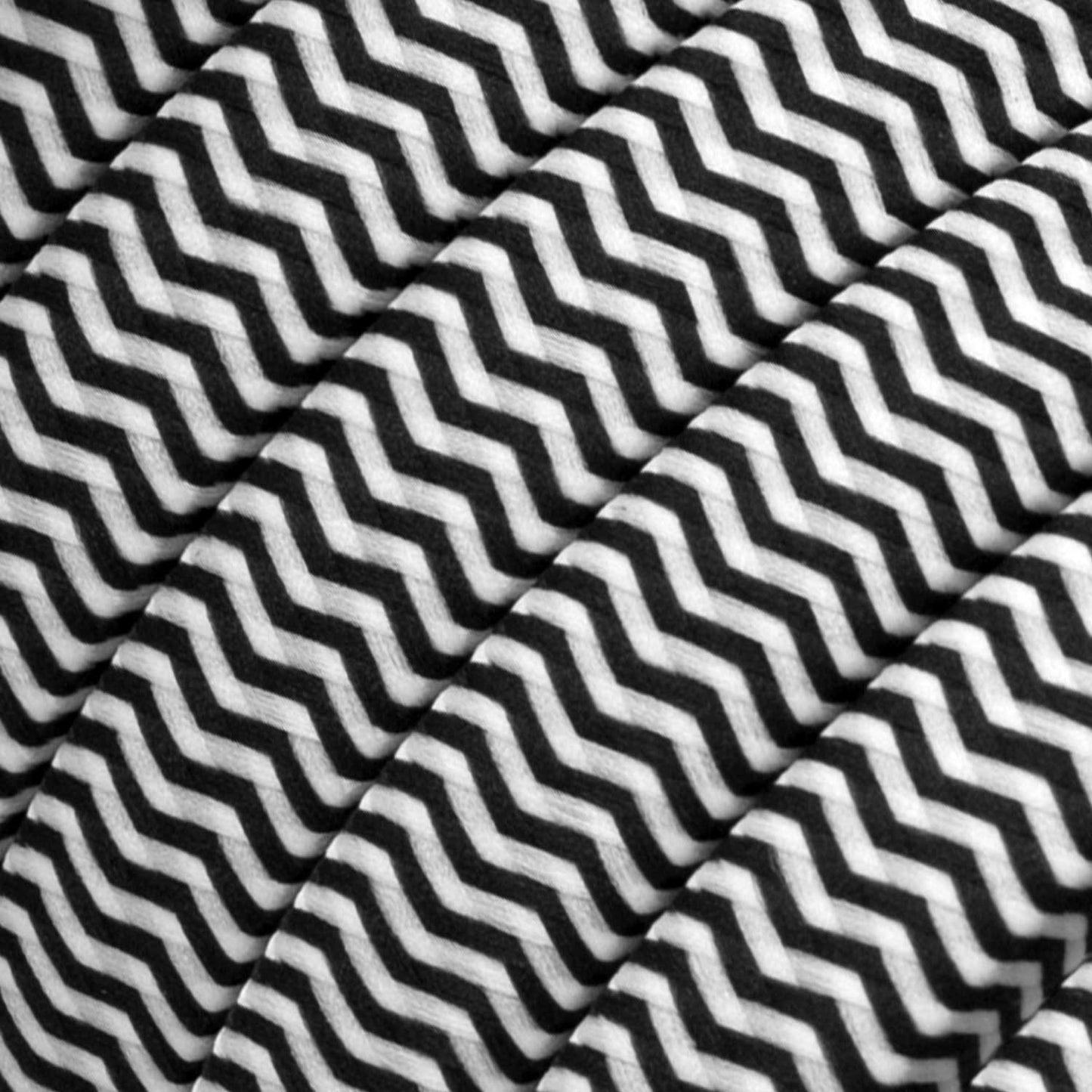 Lyskæde kabel zigzag hvid/sort 2x1,5mm2 Lamper 4U