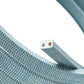 Lyskæde kabel zigzag hvid/turkis 2x1,5mm2 Lamper 4U