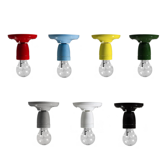 Porcelæns væg loftlampe