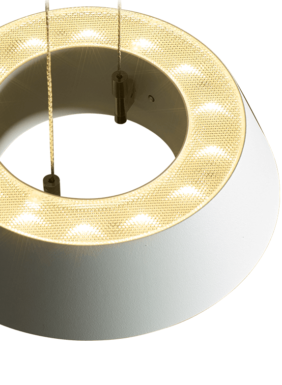 Glance LED pendel med gemt hejs Oligo
