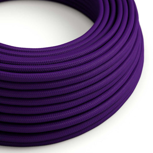 Blank purple ægte bomuld dekorativ stofledning