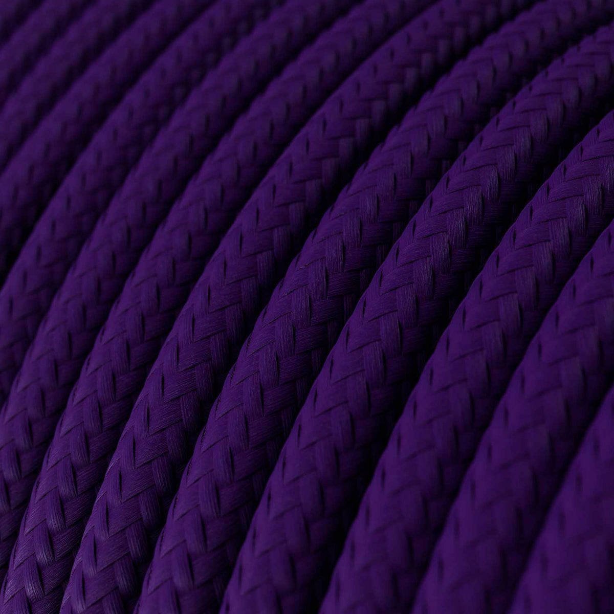 Blank purple ægte bomuld dekorativ stofledning
