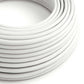 Blank optical white ægte bomuld dekorativ stofledning