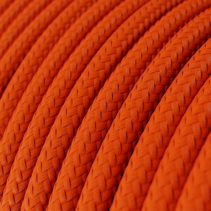 Blank orange ægte dekorativ stofledning