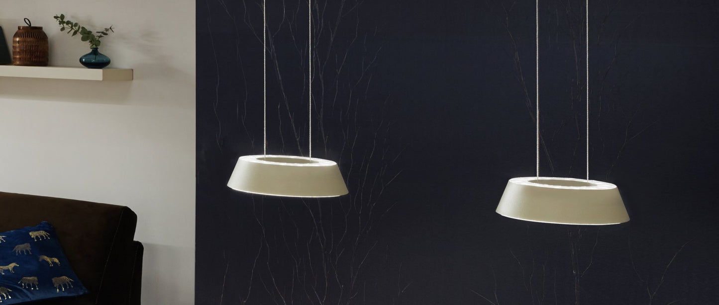 Glance LED pendel med gemt hejs Oligo